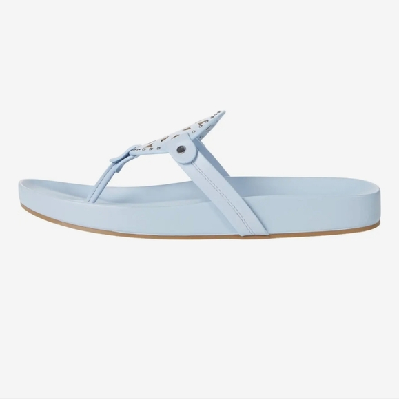 NWT Dolce Vita Prisma Medallion Thong Flip Flop Sandals in Powder Blue - Picture 4 of 15